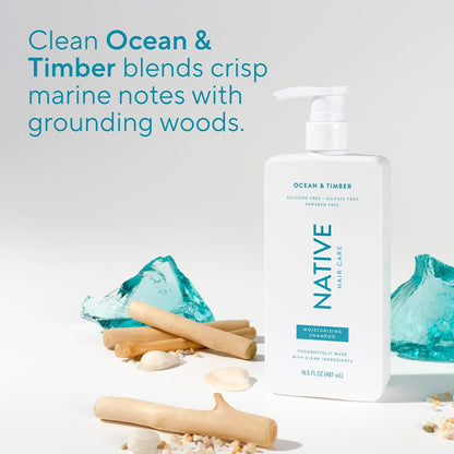 Native Shampoo and Conditioner – Personal Care Ritual for Home Bath, Sulfate-Free Hair Care for Sensitive Scalps