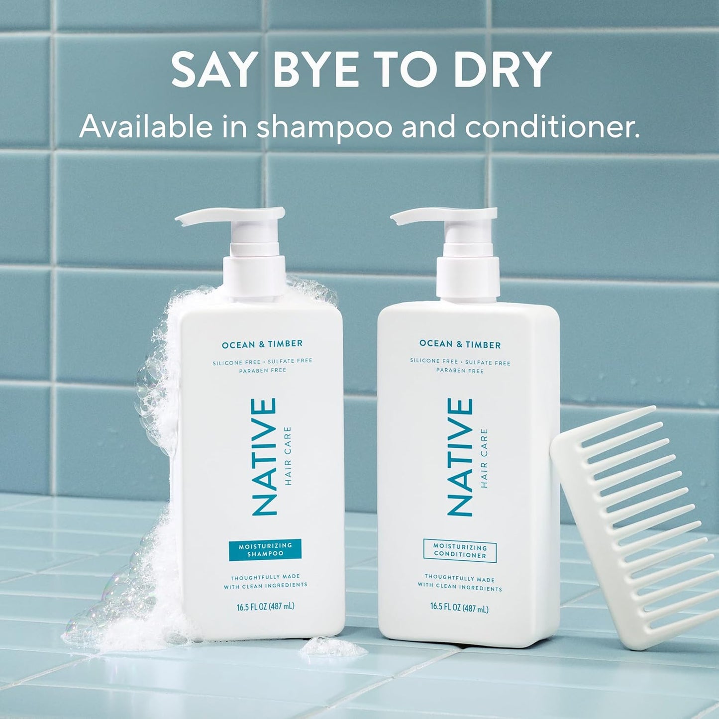Native Shampoo and Conditioner Set – Thoughtful Birthday Gift for Her, Vegan Hair Care with Naturally Derived Ingredients