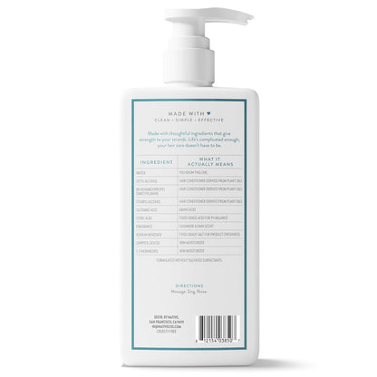 Native Strengthening Conditioner Cashmere & Rain 16.5 fl Oz – Thoughtful Birthday Gift for Women Who Love Clean Beauty and Self-Care