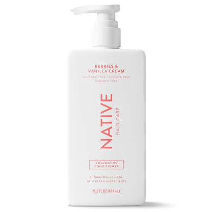Native Volumizing Conditioner Berries & Vanilla Cream – Clean Formula for an Uncluttered Haircare Shelf