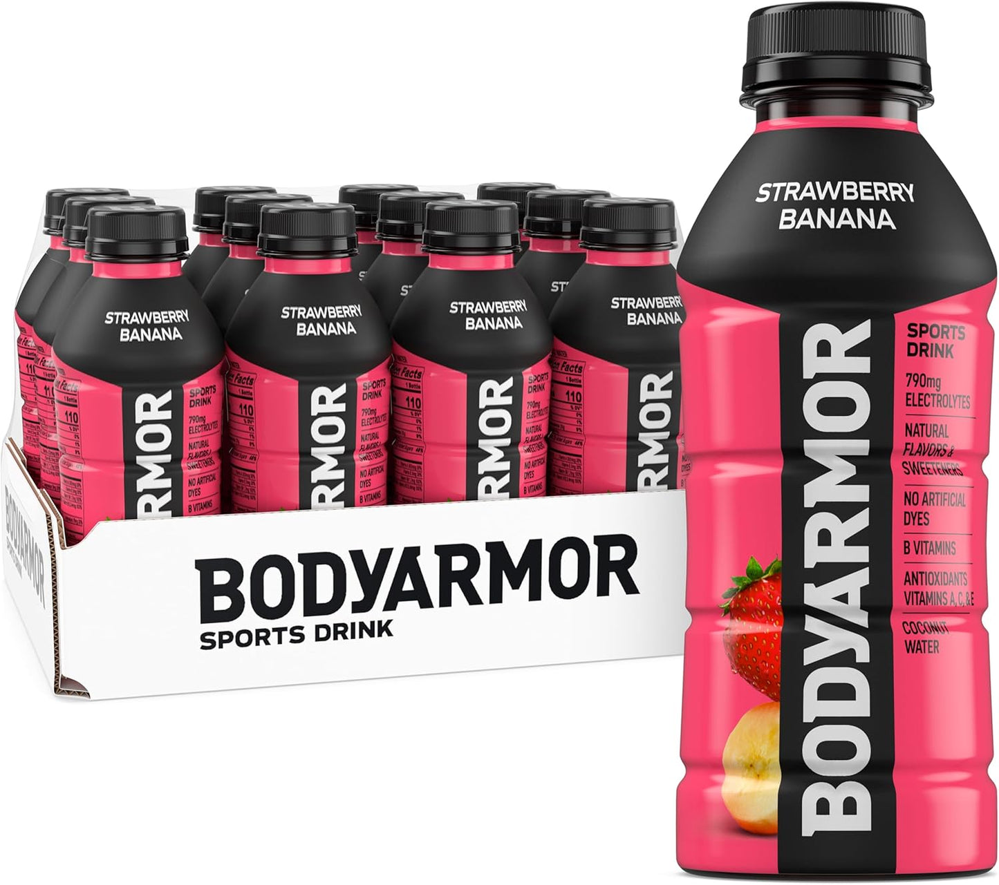 natural flavors and natural sweeteners (no artificial colors)