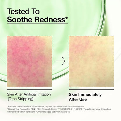 naturally derived green tint to visually neutralize redness on application