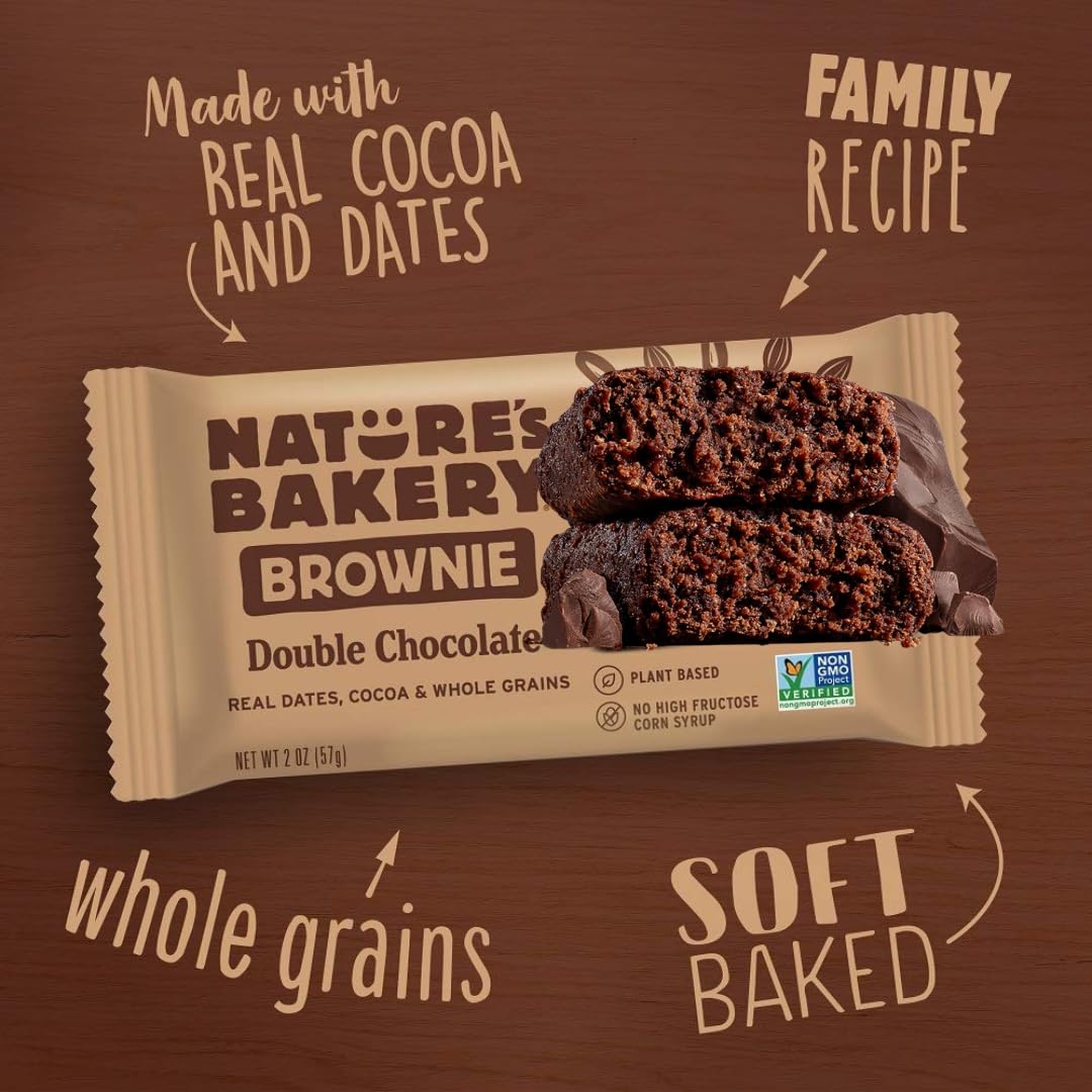 Nature's Bakery Fig Bars Variety Pack – Clean Label Plant-Based Snack for Mindful Eaters, 28 Count Whole Grain Bars