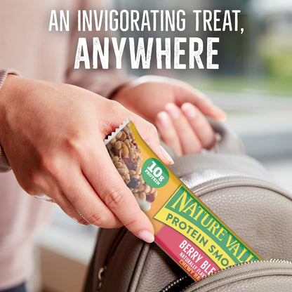 Nature Valley Berry Protein Chewy Bars – Lunchbox Snack for School Aged Kids