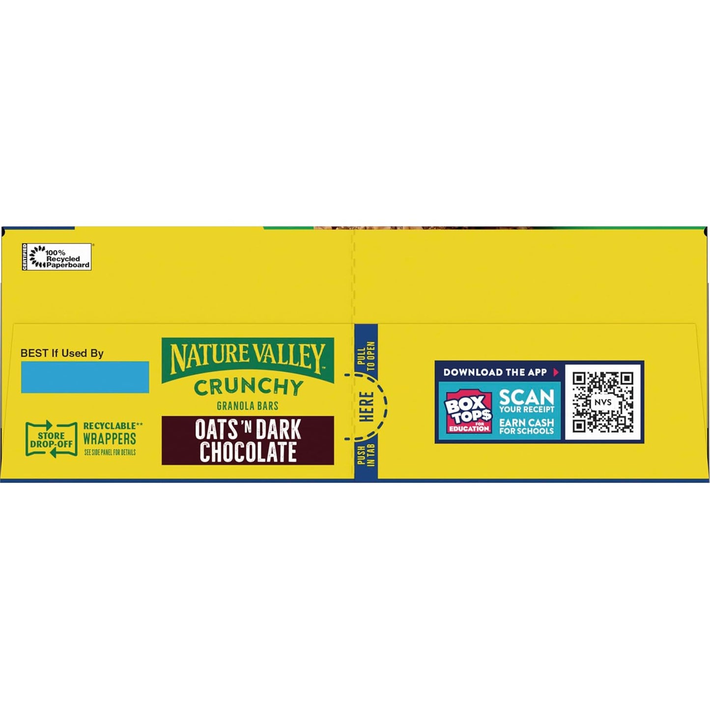 Nature Valley Crunchy Granola Bars, Oats 'n Dark Chocolate – Portable Hiking Snack for Trail and Campsite Fuel