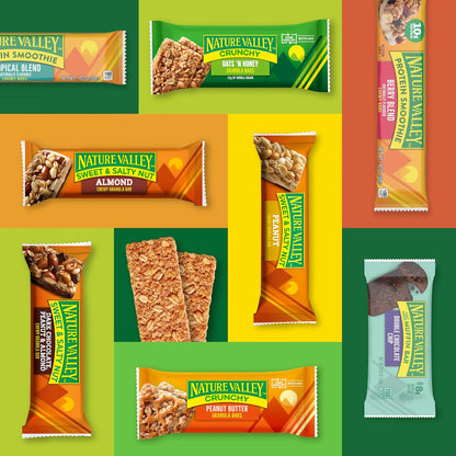 Nature Valley Protein Chewy Bars – Hiking and Backpacking Trail Snack with 10g Protein, 15 Count Salted Caramel Nut