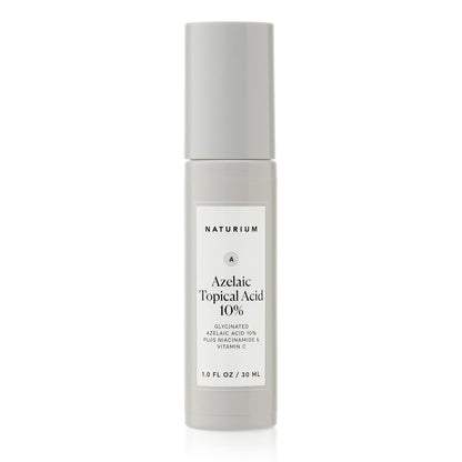 Naturium Azelaic Acid 10% Serum for Self-Care Rituals, Calming AM/PM Redness Treatment for Bedroom Nightstand
