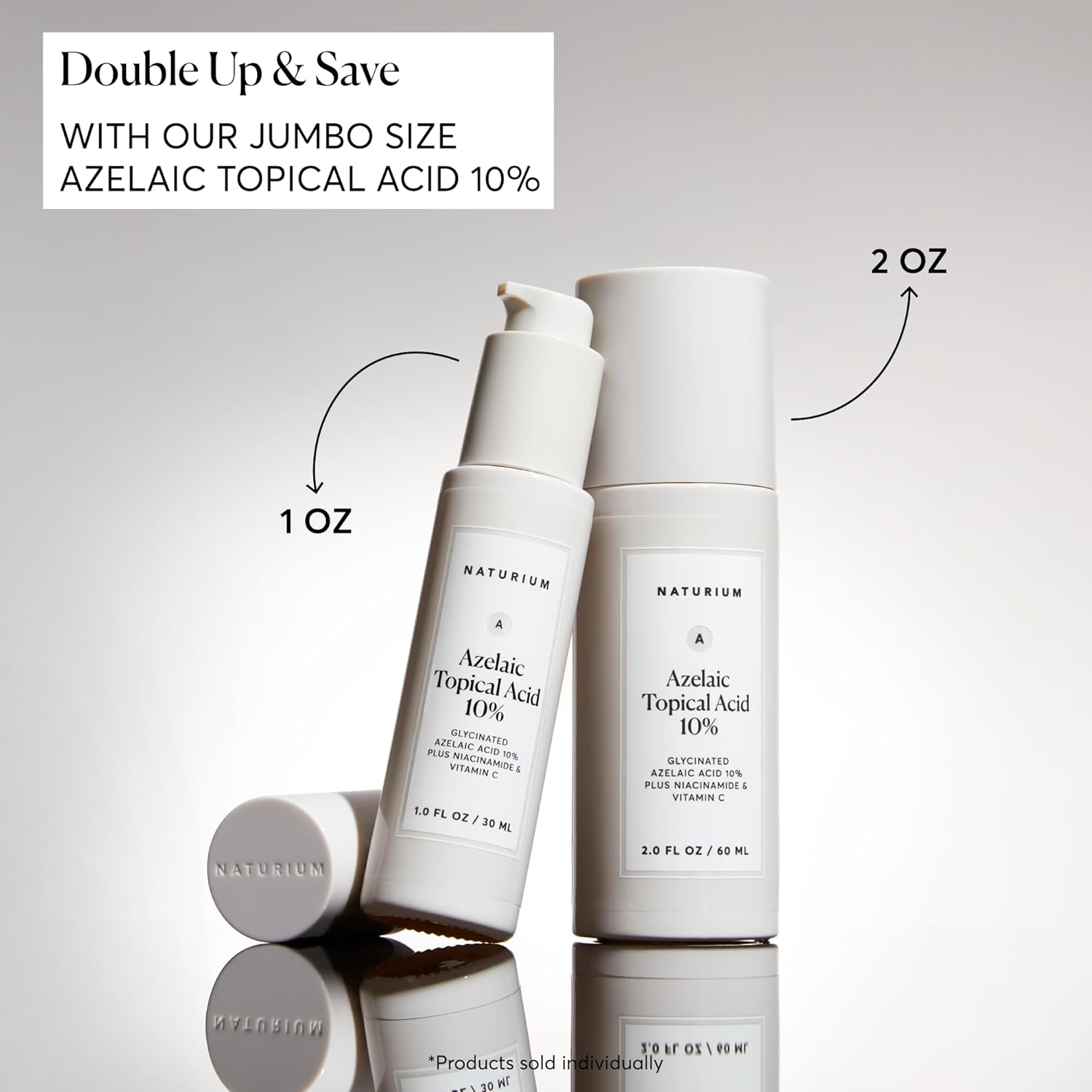 Naturium Azelaic Acid 10% Serum for Teens & Young Adults, Gentle Daily Redness Treatment for Shared Family Bathroom