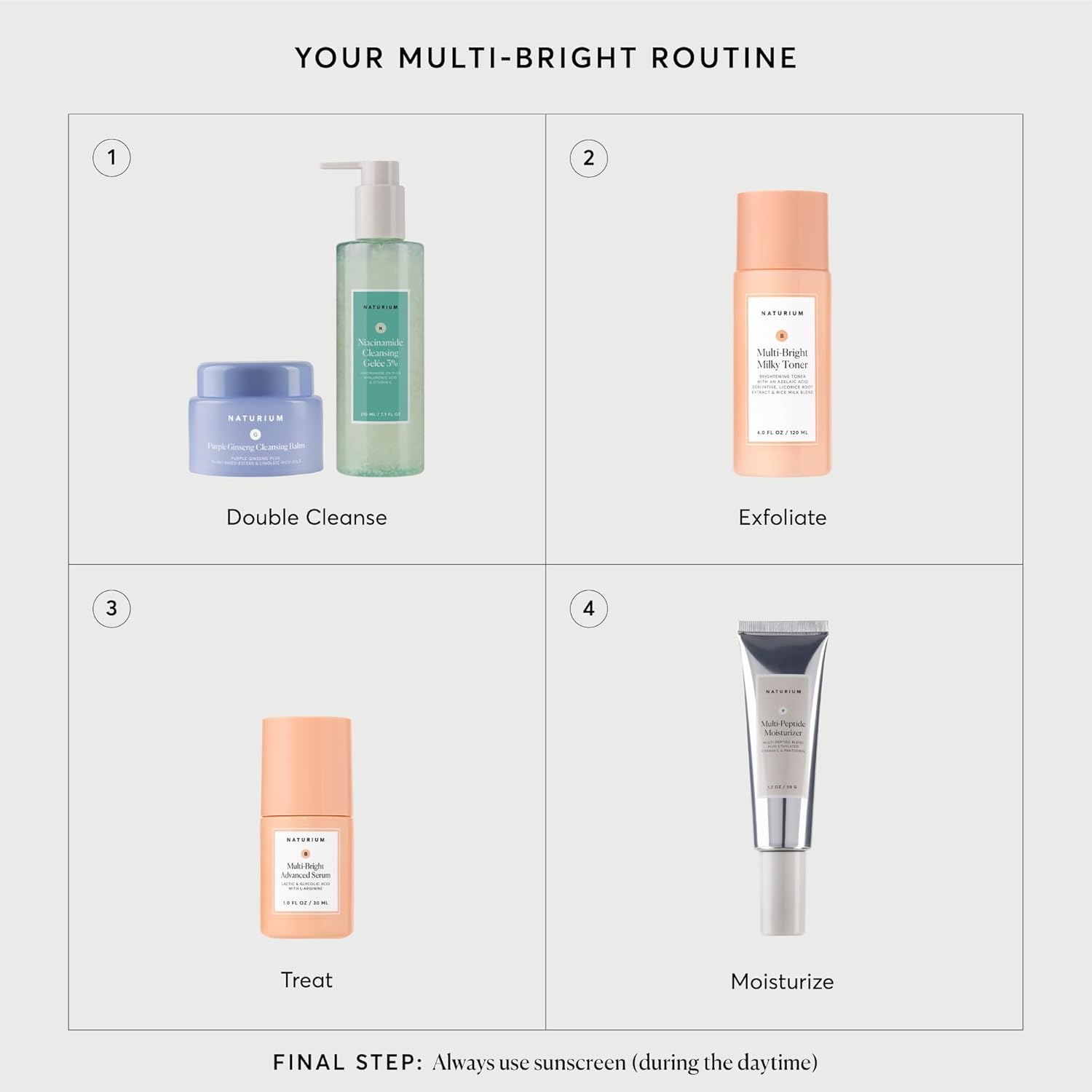 Naturium Multi-Bright Milky Toner – Clean Vanity Staple for an Uncluttered Skincare Shelf, 120 mL