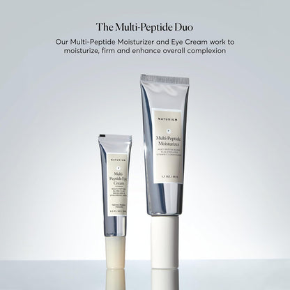 Naturium Multi-Peptide Moisturizer – Calming Nightly Skincare Ritual for Fine Lines, Vanity Essential