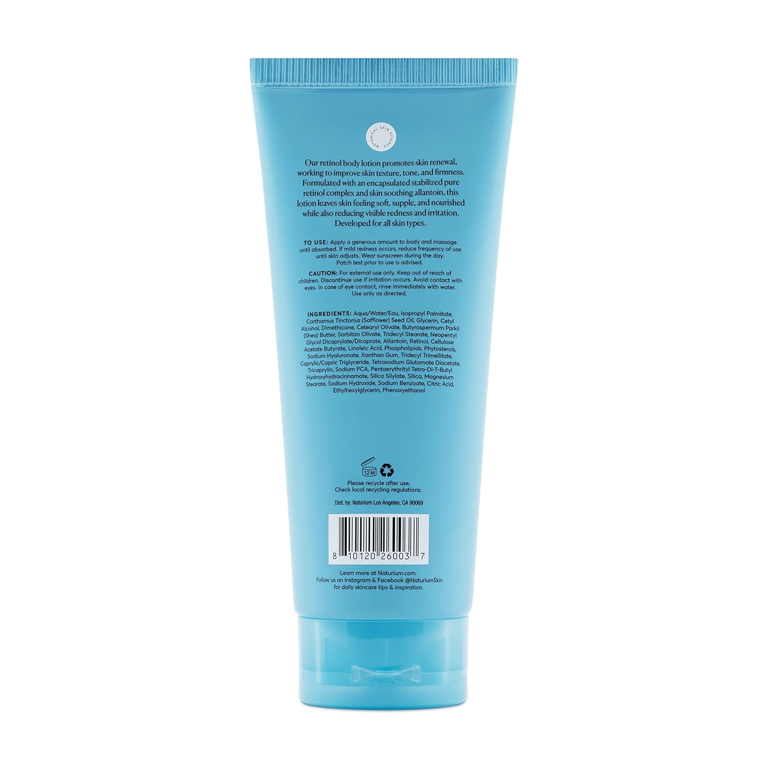 Naturium Skin-Renewing Retinol Body Lotion – Thoughtful Anti-Aging Gift for Mom on Her Birthday