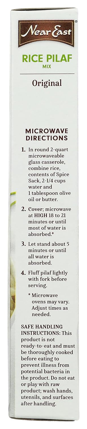 NEAR EAST Rice Pilaf – Quick Desk-Side Lunch for Home Office Weeks, Ready in 20 Minutes