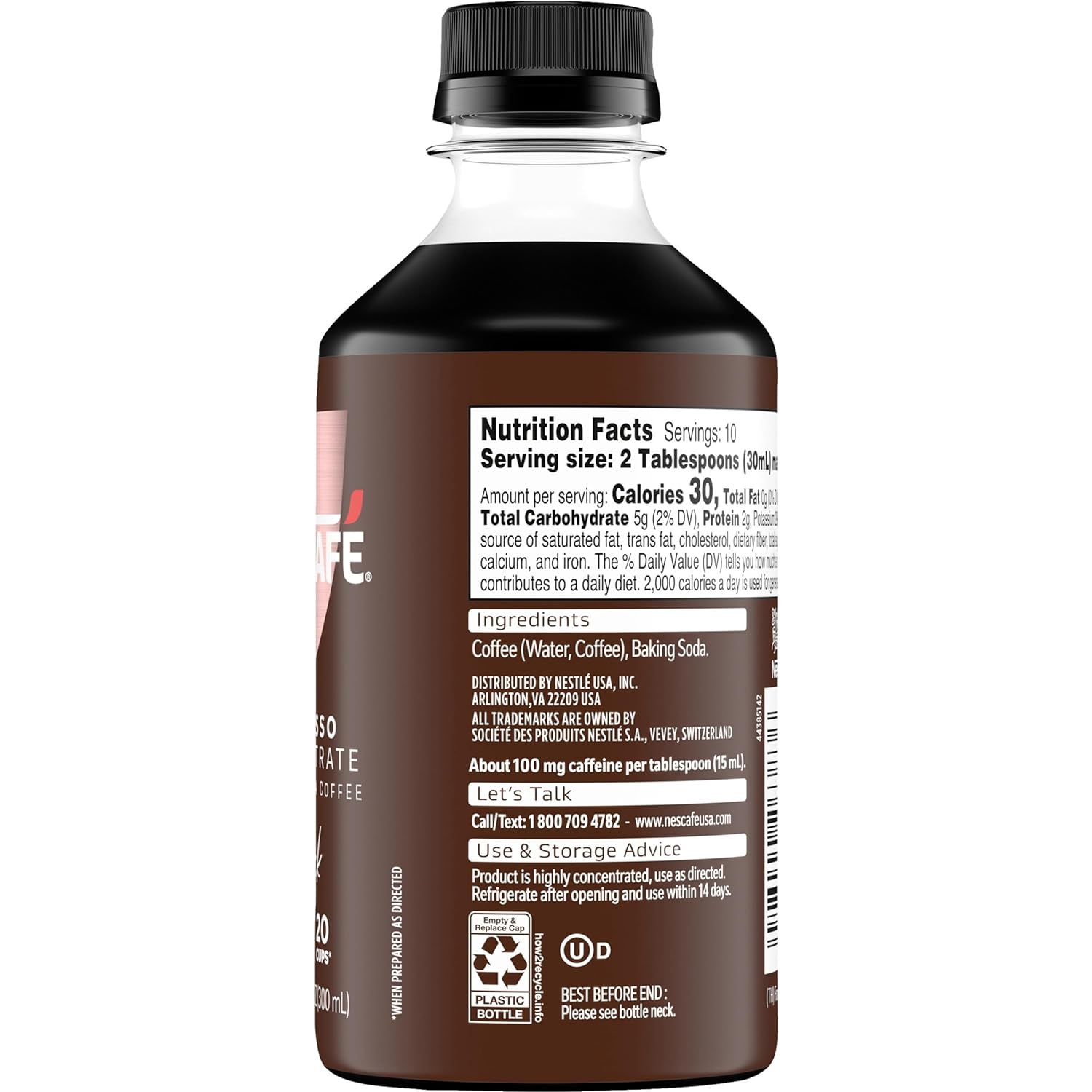 NESCAFÉ Espresso Concentrate – Quick Cold Brew Pick-Me-Up for Remote Workers and Study Desks