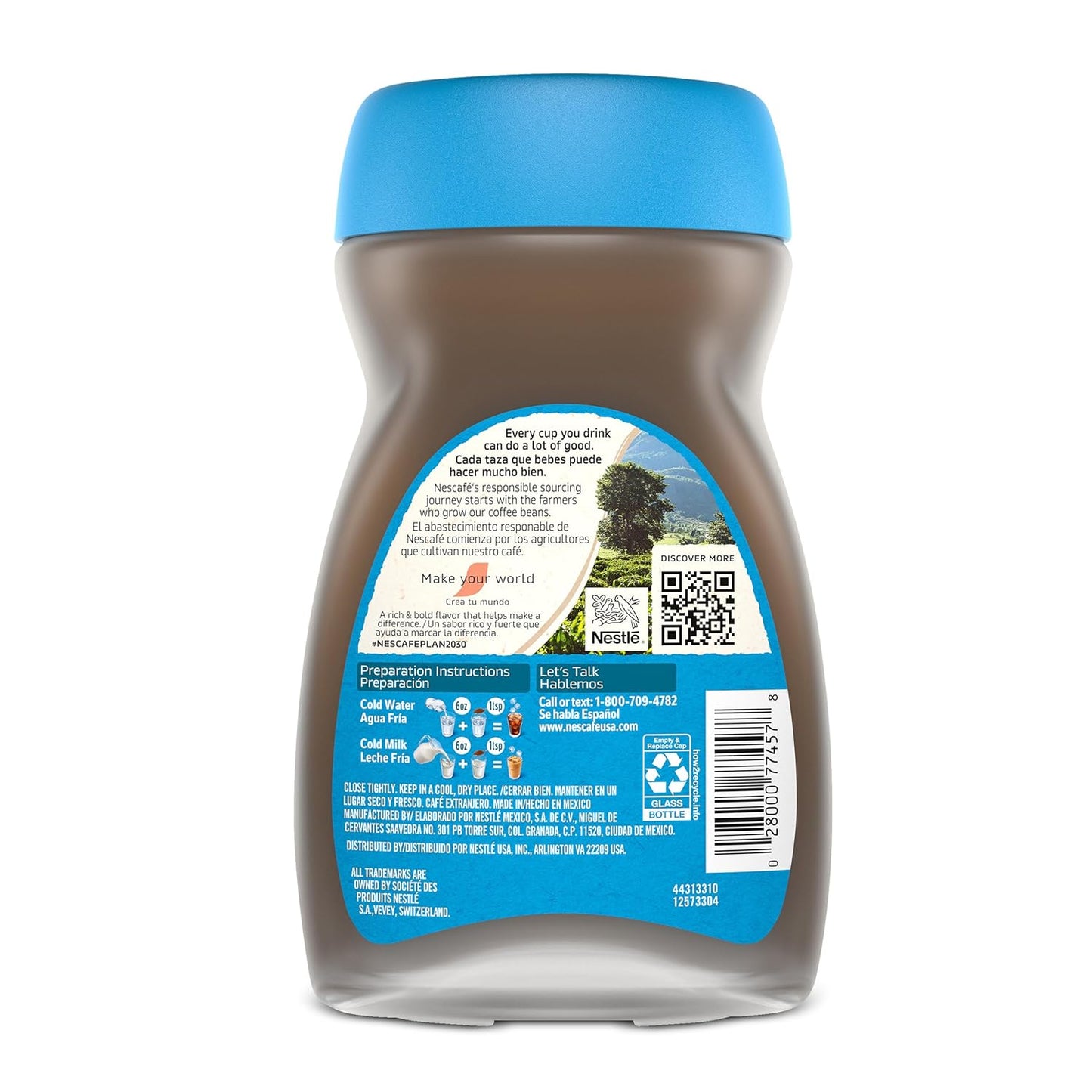 NESCAFÉ Ice Roast Instant Iced Coffee – Smooth Unsweetened Cold Brew for Morning Mindfulness Routines