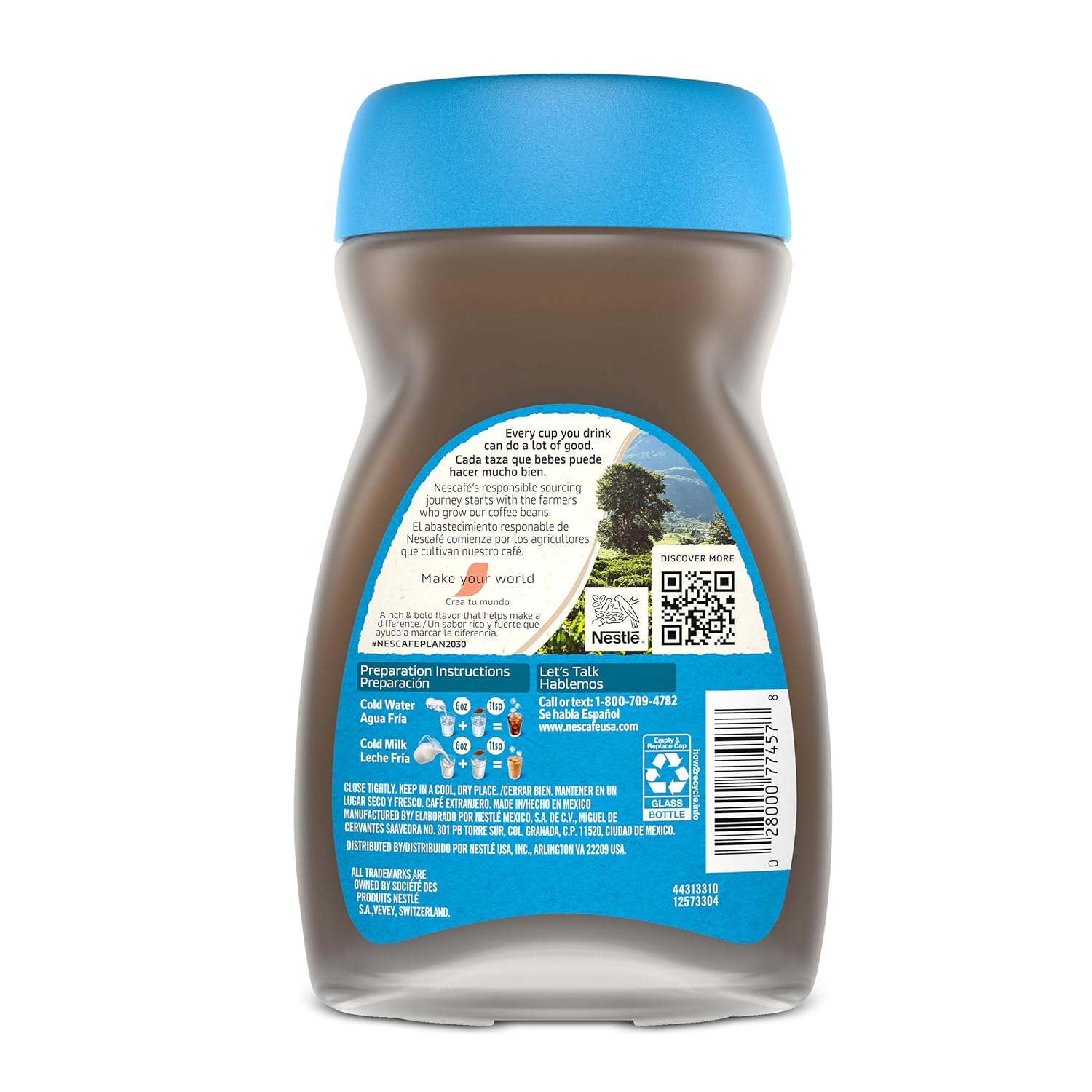 NESCAFÉ Ice Roast Instant Iced Coffee – Smooth Unsweetened Cold Brew for Morning Mindfulness Routines