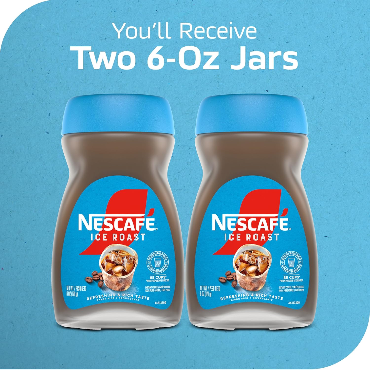 NESCAFÉ Ice Roast Instant Iced Coffee – Smooth Unsweetened Cold Brew for Morning Mindfulness Routines