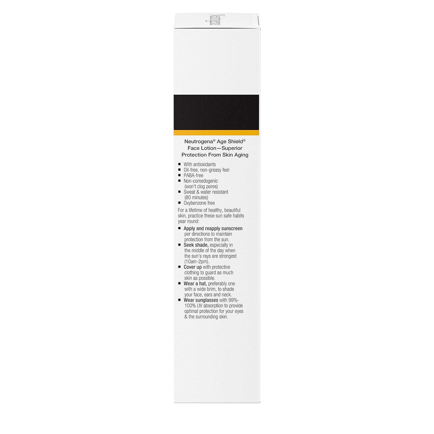 Neutrogena Age Shield Face Sunscreen SPF 70 – Trail and Beach Sun Protection for Hiking, Biking, and Boating Days