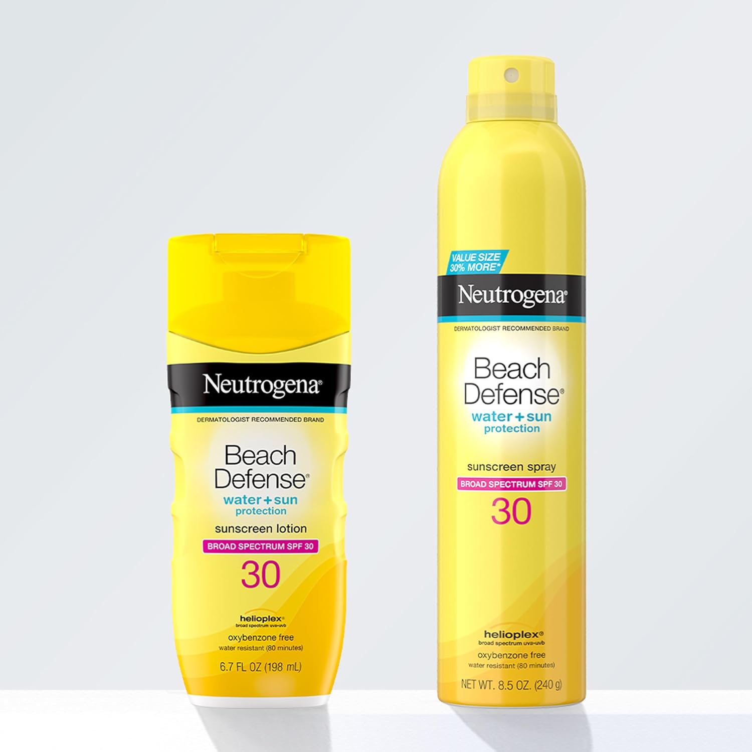Neutrogena Beach Defense SPF 30 Sunscreen Spray for Kids, Playground and Summer Camp Ready, 8.5 oz