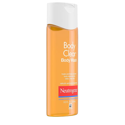 Neutrogena Body Clear Acne Body Wash – Nightly Self-Care Wash for Back & Shoulders, 2% Salicylic Acid Gel