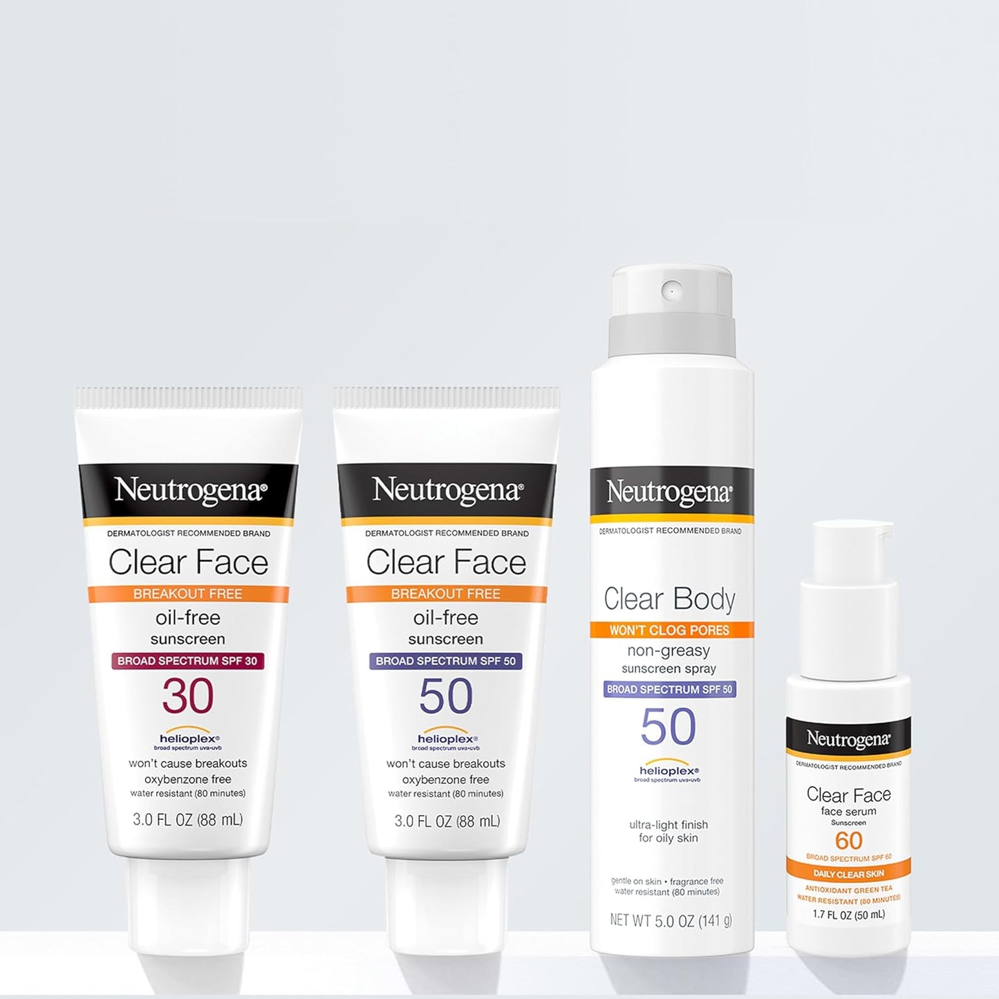 Neutrogena Clear Face Sunscreen Lotion SPF 30 – Mindful Morning Skincare Ritual for Acne-Prone Self-Care Days