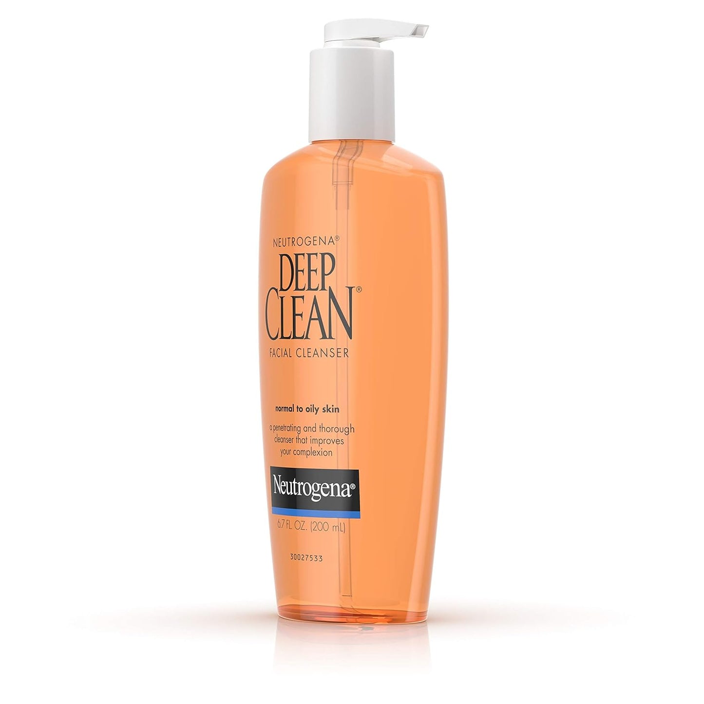 Neutrogena Deep Clean Facial Cleanser with Salicylic Acid for Nightly Wind-Down Self-Care Ritual