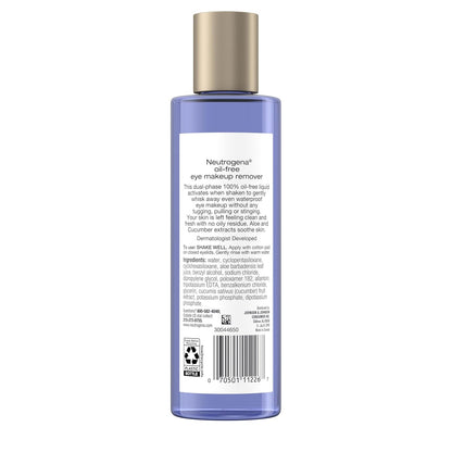 Neutrogena Gentle Oil-Free Eye Makeup Remover – Calming Nightly Skincare Ritual for Sensitive Eyes