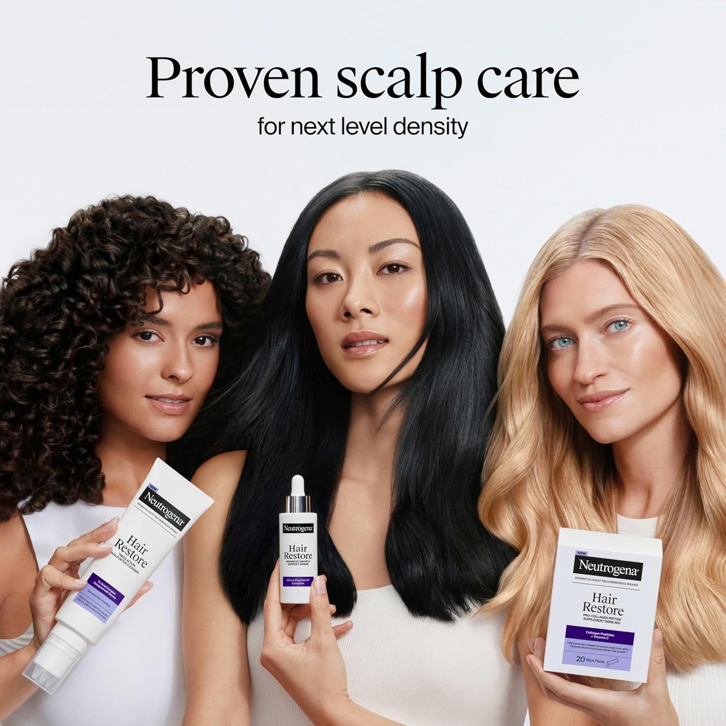 Neutrogena Hair Restore Advanced Growth Support Serum – Fragrance-Free Scalp Treatment for Sensitive Skin, 1.7 fl oz