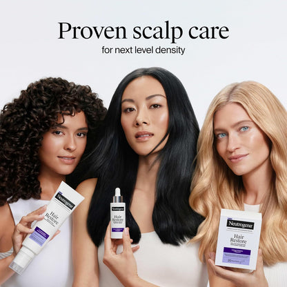 Neutrogena Hair Restore Advanced Growth Support Serum – Fragrance-Free Scalp Treatment for Sensitive Skin, 1.7 fl oz