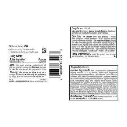 Neutrogena Healthy Skin Liquid Foundation – Daily Skincare Ritual for Women, SPF 20 with Pro-Vitamin B5