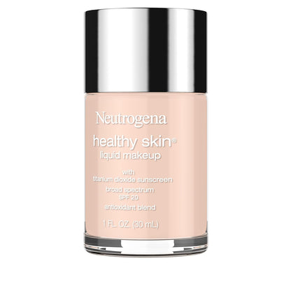 Neutrogena Healthy Skin Liquid Foundation – Daily Skincare Ritual for Women, SPF 20 with Pro-Vitamin B5