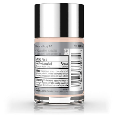 Neutrogena Healthy Skin Liquid Foundation – One-Step Makeup and Skincare, Clean Beauty Counter Staple with SPF 20