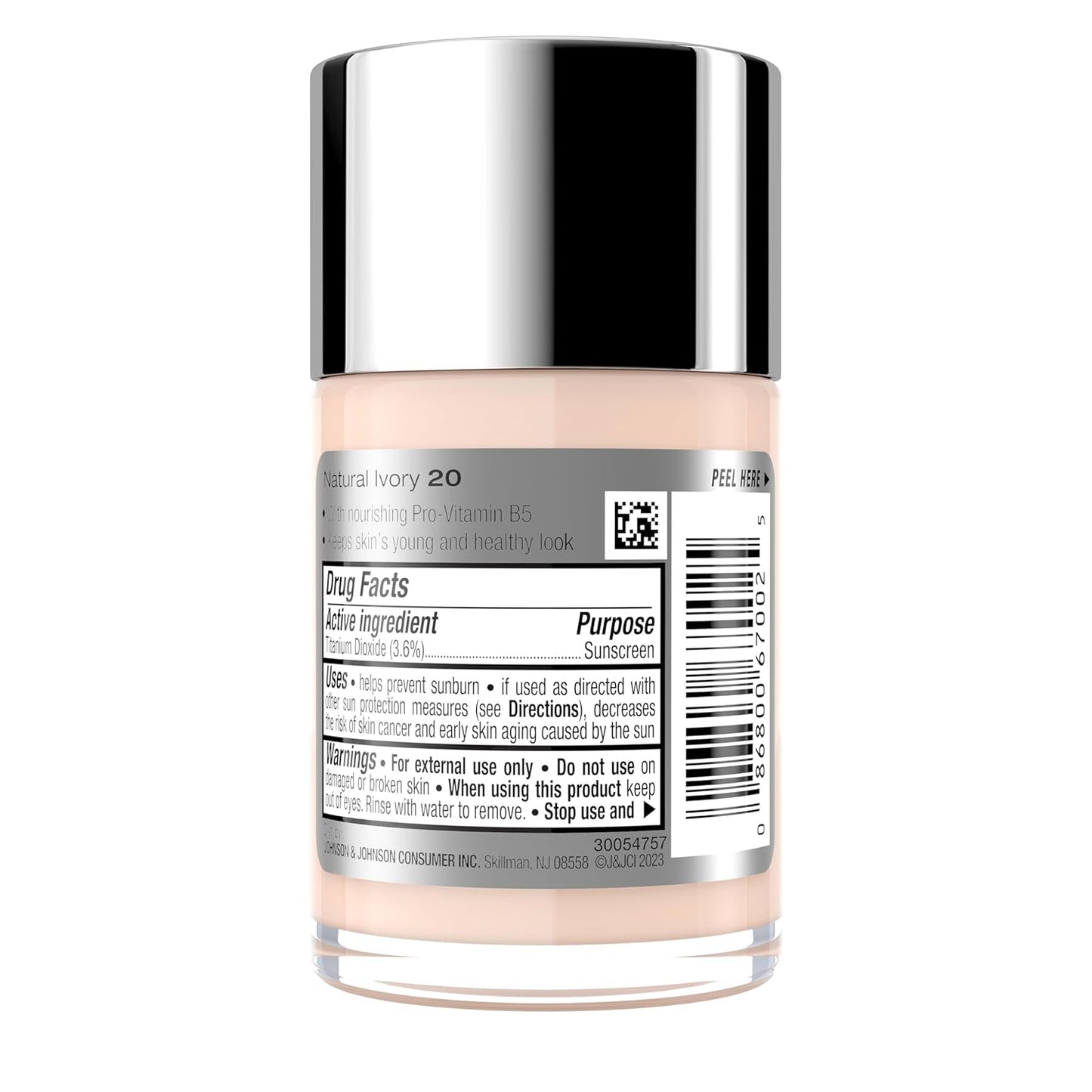 Neutrogena Healthy Skin Liquid Foundation – One-Step Makeup and Skincare, Clean Beauty Counter Staple with SPF 20