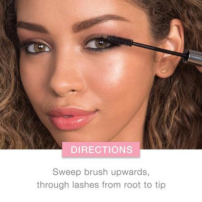 Neutrogena Healthy Volume Lash-Plumping Waterproof Mascara – Self-Care Beauty Essential for Mindful Morning Routines, Conditioning Lash Serum with Olive Oil