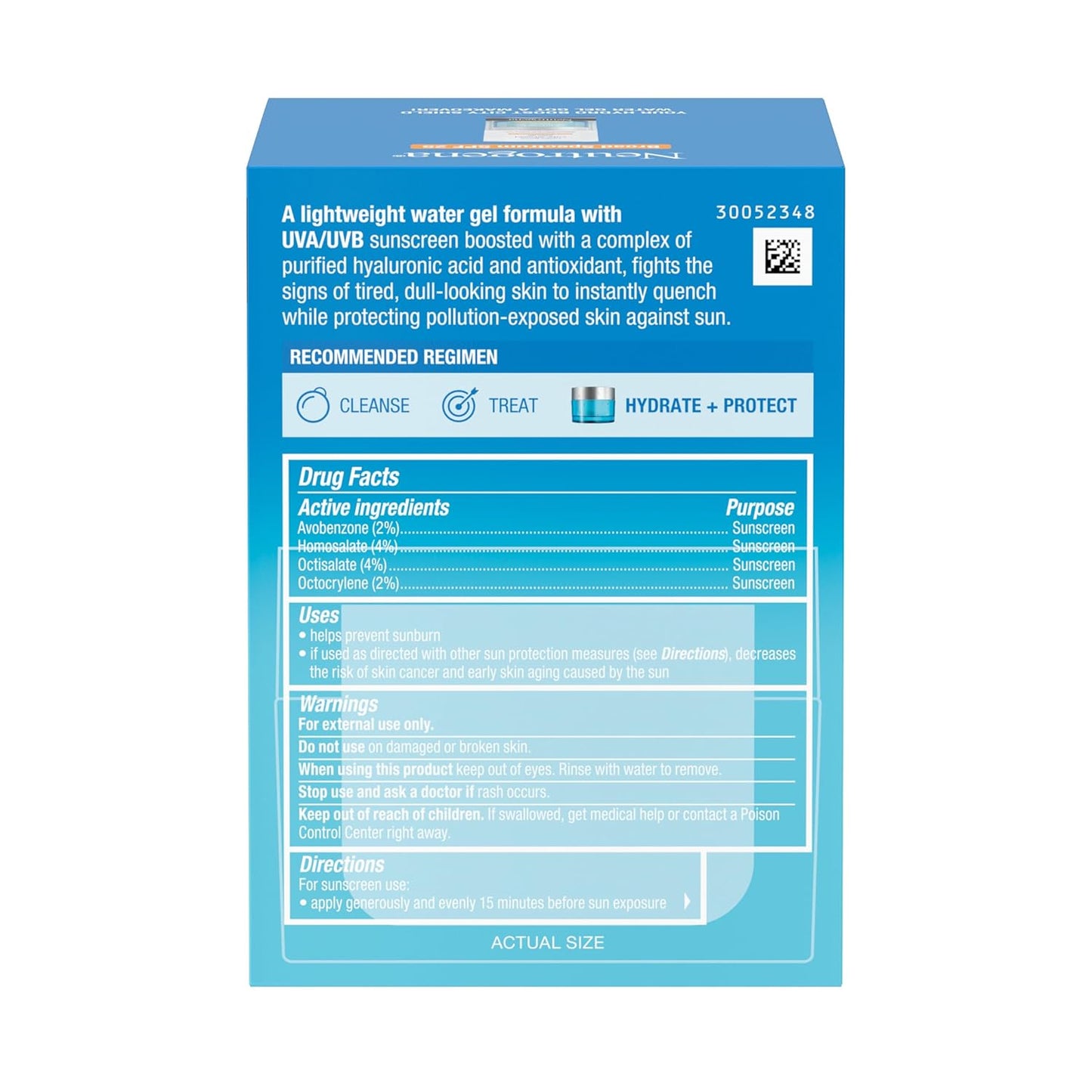 Neutrogena Hydro Boost City Shield Water Gel – Travel-Ready Hydrating SPF for Daily Commute Pouch