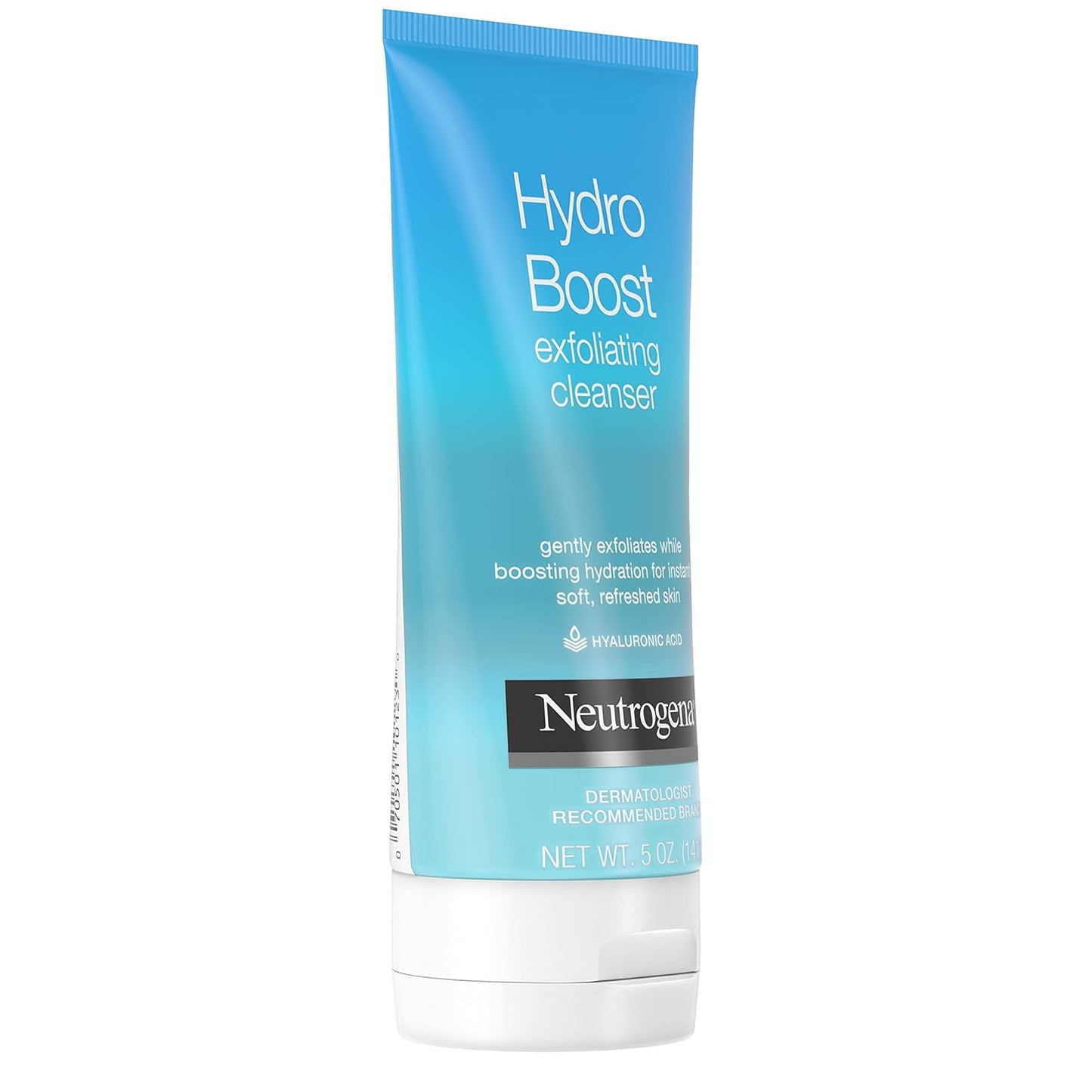 Neutrogena Hydro Boost Gentle Exfoliating Cleanser – Daily Hyaluronic Acid Face Wash for a Calming Self-Care Skincare Ritual