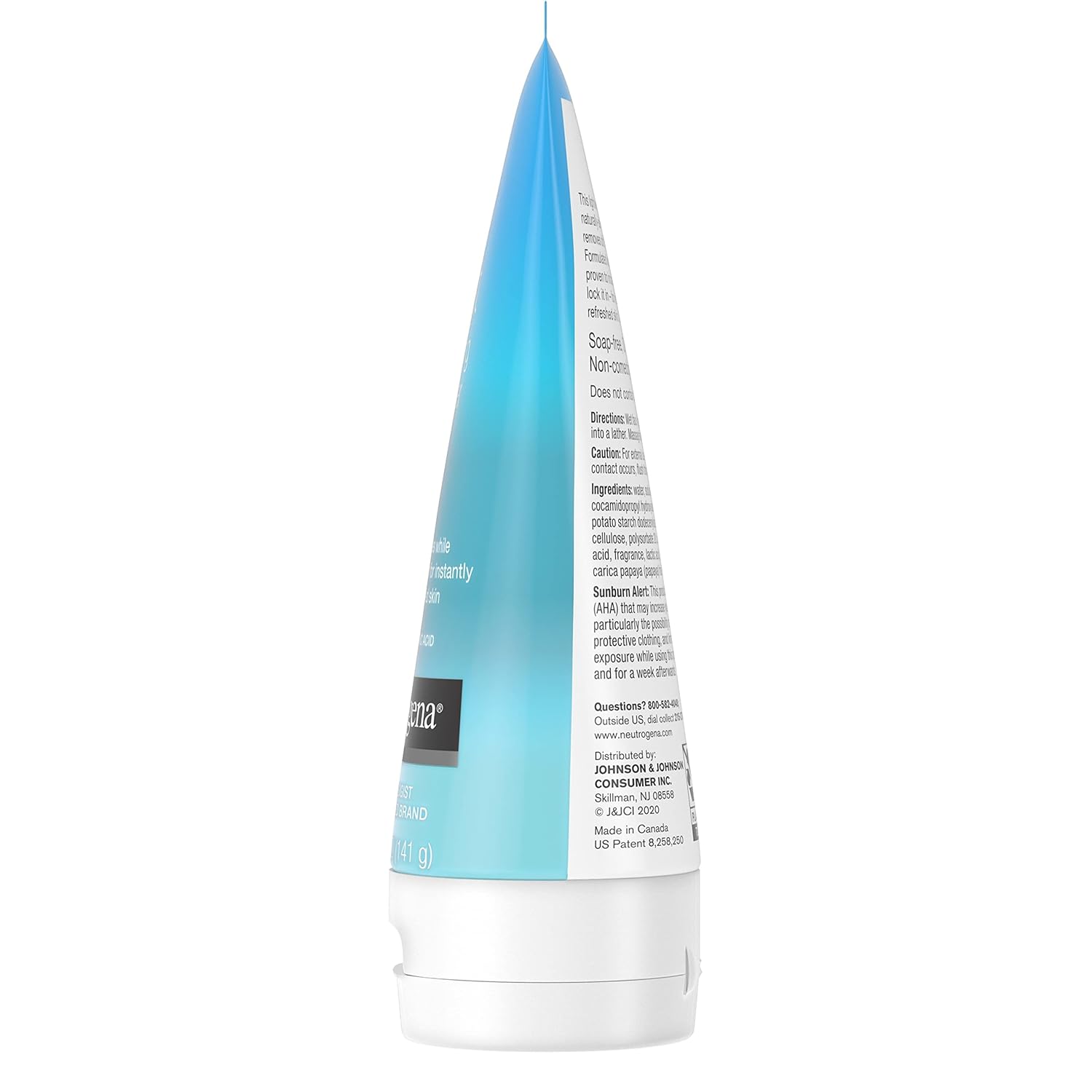 Neutrogena Hydro Boost Gentle Exfoliating Cleanser – Daily Hyaluronic Acid Face Wash for a Calming Self-Care Skincare Ritual