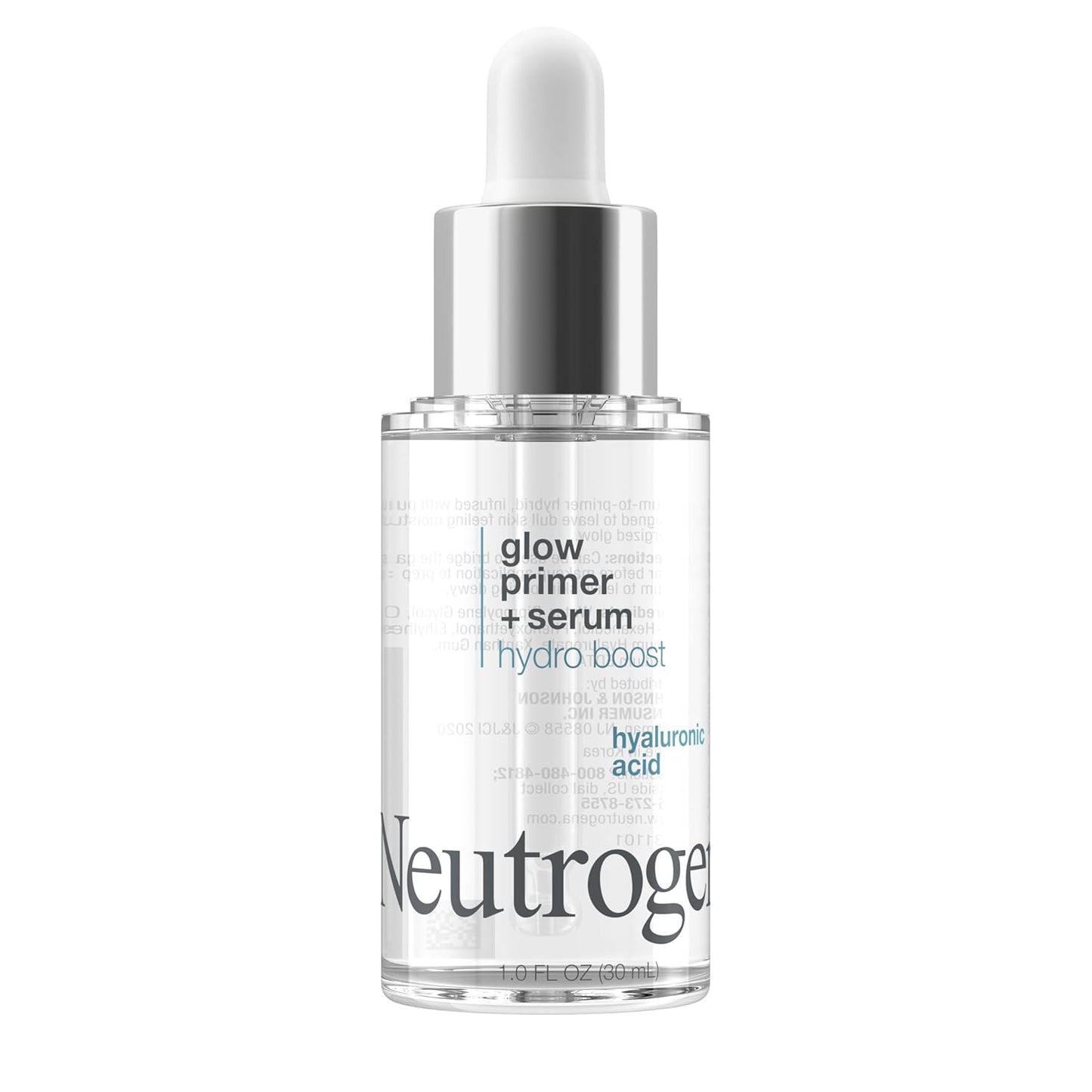 Neutrogena Hydro Boost Glow Booster Serum & Primer – Streamlined Vanity Essential for Effortless Dewy Skin