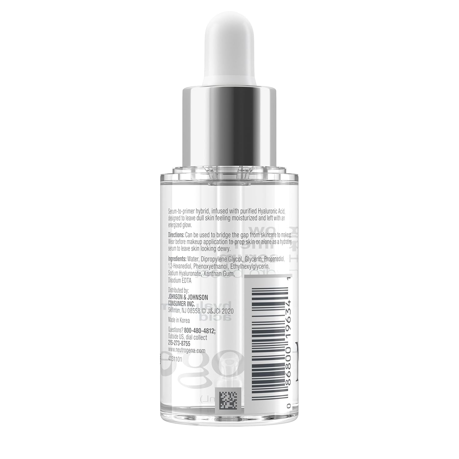Neutrogena Hydro Boost Glow Booster Serum & Primer – Streamlined Vanity Essential for Effortless Dewy Skin