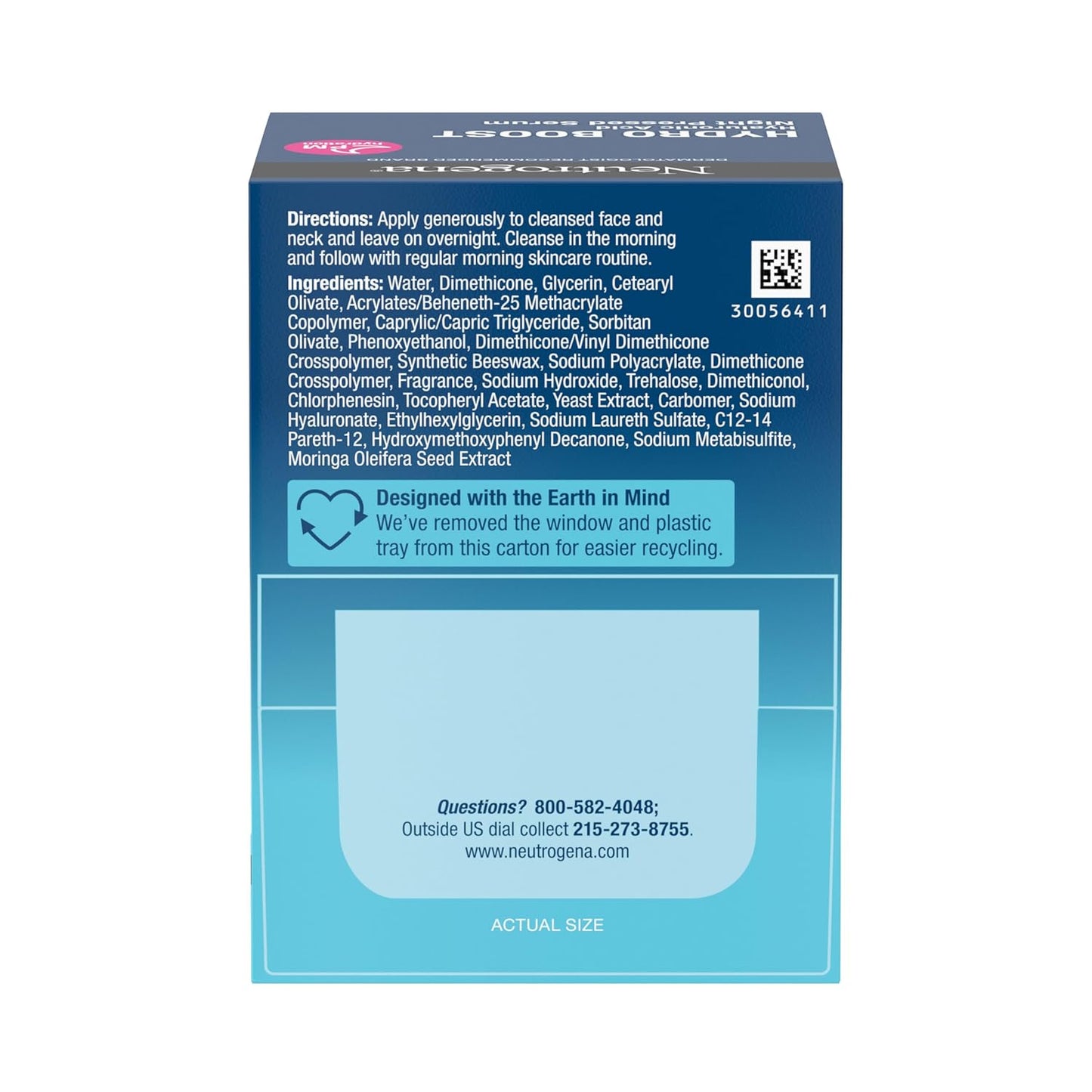 Neutrogena Hydro Boost Night Pressed Serum - Thoughtful Birthday Gift for Women Who Love Skincare, 1.7 oz