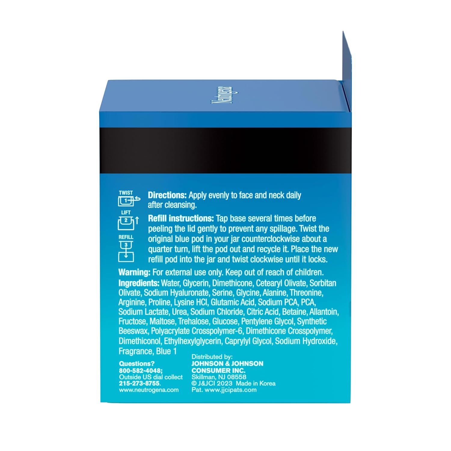 Neutrogena Hydro Boost Refill Pod – Low-Waste Hyaluronic Moisturizer for an Uncluttered Vanity