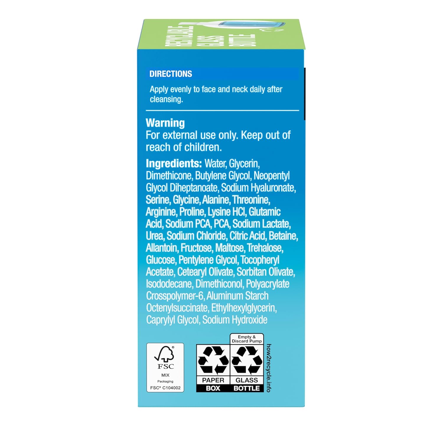 Neutrogena Hydro Boost Ultra Hydrating Serum – Clean-Design Hyaluronic Acid Serum for a Minimalist Bathroom Counter