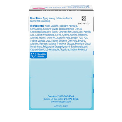 Neutrogena Hydro Boost Water Cream – Dermatologist-Recommended Birthday Gift Set for Her with Cleanser