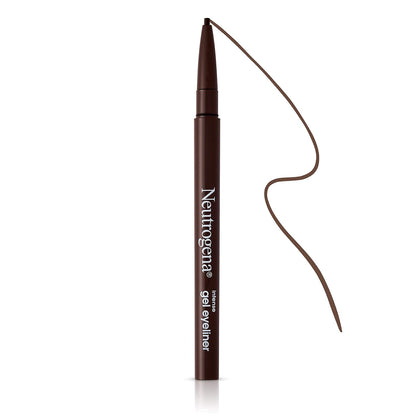 Neutrogena Intense Gel Eyeliner – All-Weather Eye Makeup for Beach Days and Patio Brunches, Water-Resistant
