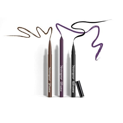 Neutrogena Intense Gel Eyeliner – All-Weather Eye Makeup for Beach Days and Patio Brunches, Water-Resistant