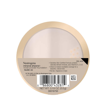 Neutrogena Mineral Sheers Loose Powder – Clean, Buildable Coverage for Intentional Beauty