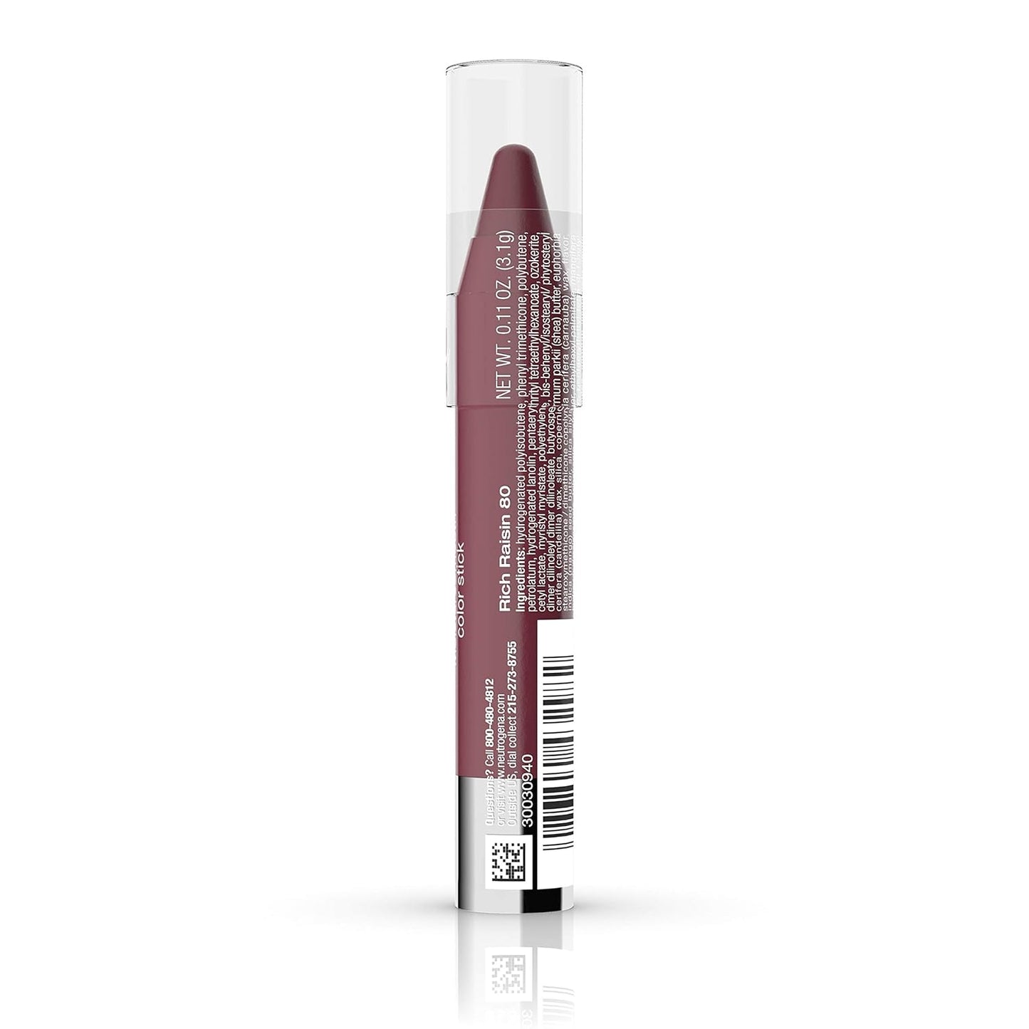 Neutrogena MoistureSmooth Color Stick – Self-Care Lip Balm for a Calming Nightly Skincare Ritual, Sheer Tinted Moisture