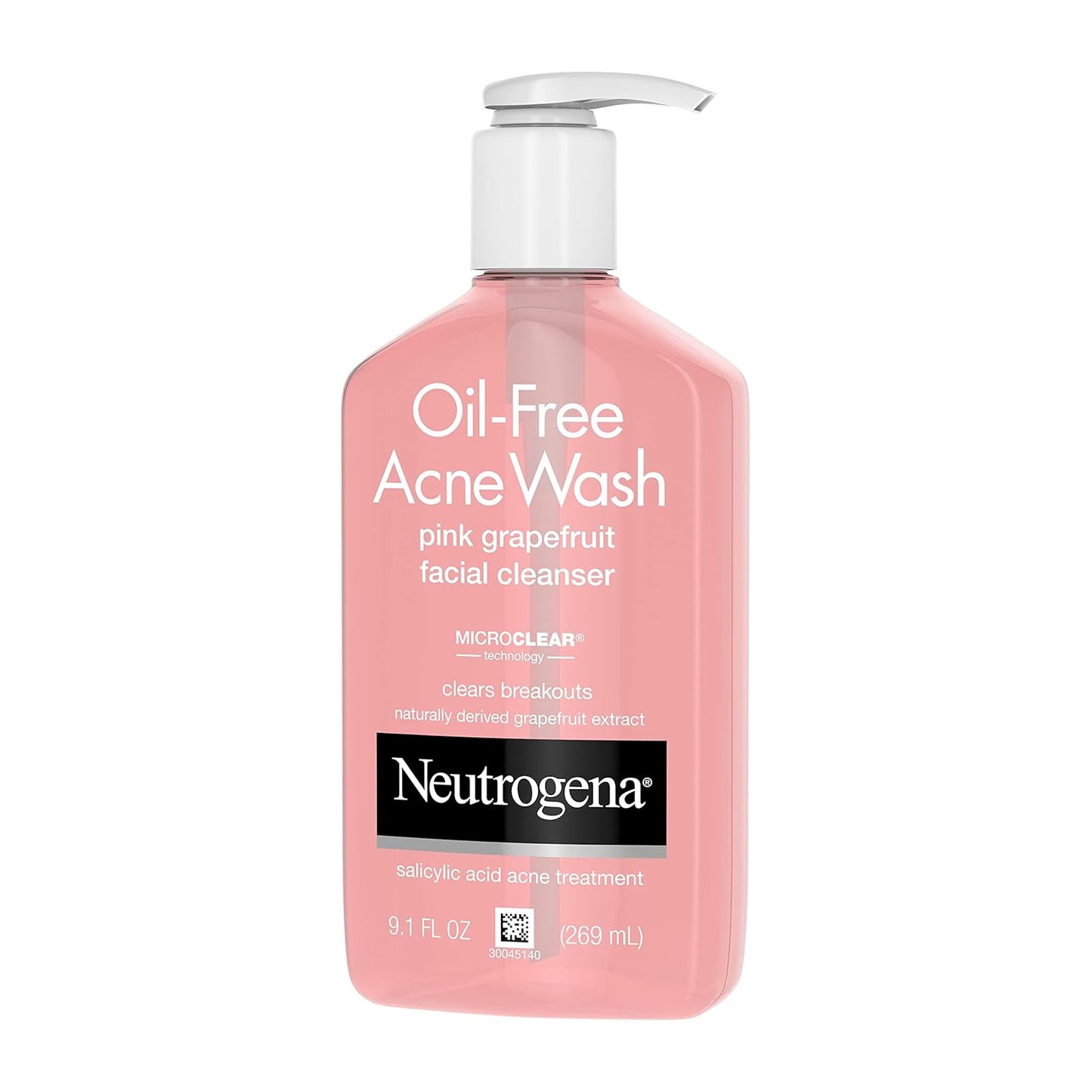 Neutrogena Oil-Free Acne Wash Pink Grapefruit – Practical Stocking Stuffer Gift for Teens, Students, and Skincare Lovers