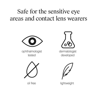 Neutrogena Oil-Free Eye Makeup Remover for a Calming Nightly Skincare Ritual, Gentle Waterproof Mascara Cleanser for Sensitive Eyes