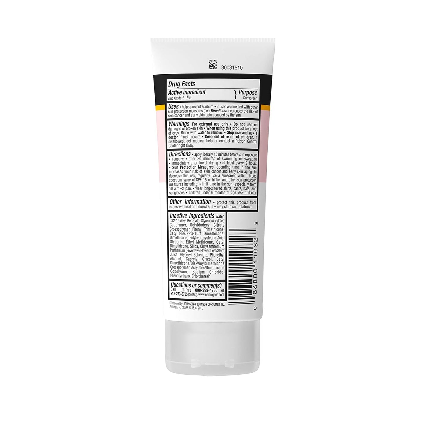 Neutrogena Pure & Free Baby Mineral Sunscreen SPF 50 – 100% Zinc Oxide, Oxybenzone-Free Lotion for the Most Sensitive Baby Skin, 3-Pack