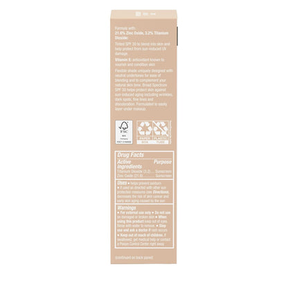Neutrogena Purescreen+ Mineral UV Tint Face Liquid Tinted Sunscreen – Morning Self-Care Ritual, Broad Spectrum SPF 30 with Vitamin E
